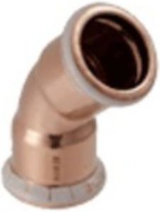 Mapress Geberit persfitting koper water bocht 45 FF 42 60607