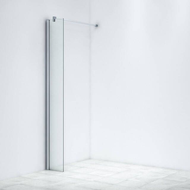 Marenza Bellini Inloopdouche 30x200cm helder glas chroom WR30-C C