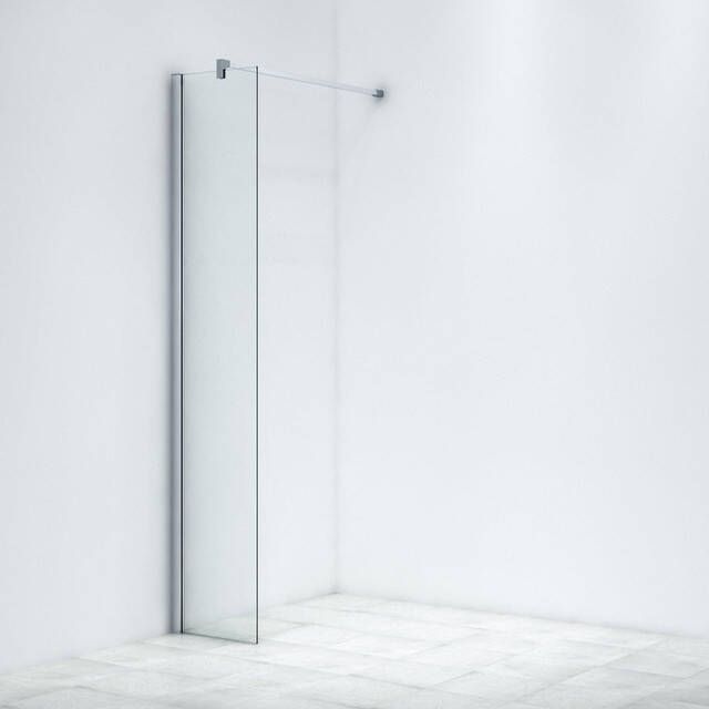 Marenza Bellini Inloopdouche 40x200cm helder glas chroom WR40-C C