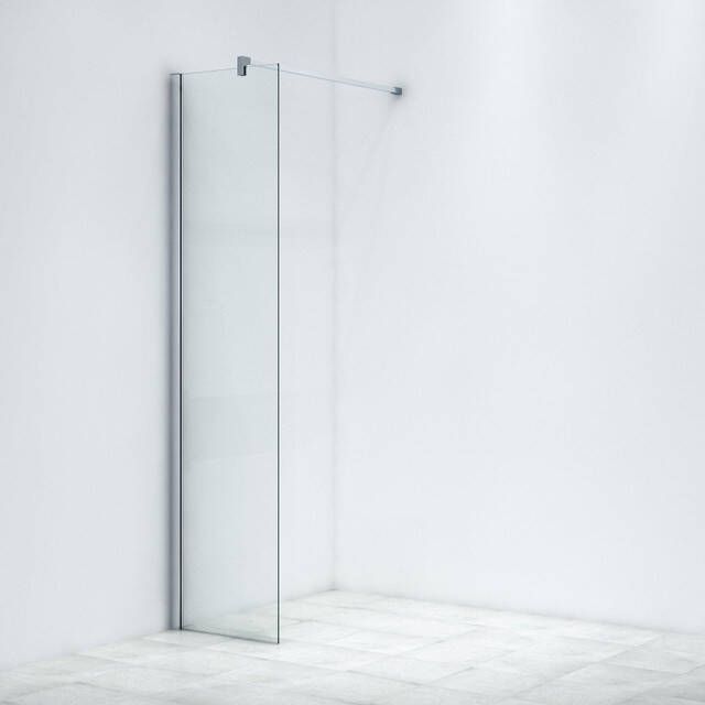 Marenza Bellini Inloopdouche 50x200cm helder glas chroom WR50-C C