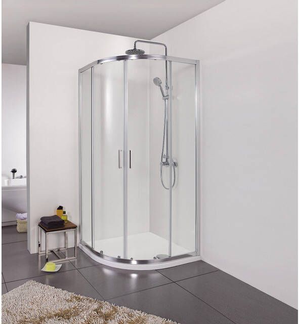 Marenza Neptune 2142 Douchecabine kwartrond 90x90x195cm helder glas sw6323