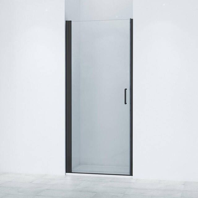 Marenza Neptune 6211 Douchedeur 100x200cm profiel veiligheidsglas anti kalk mat zwart SKII6211-100MB