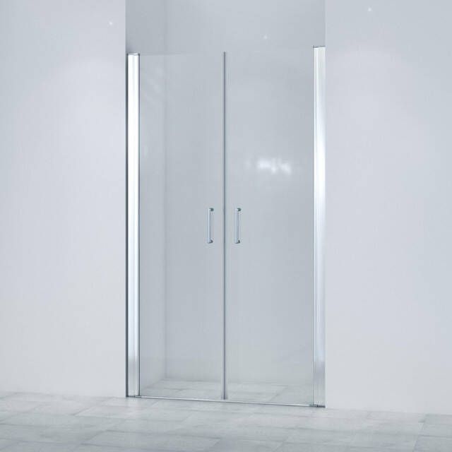 Marenza Neptune Pendeldeur 120x200cm 6mm veiligheidsglas anti kalk chroom SKII622SALOON-120
