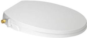 Maro D italia Maro D&apos;Italia bidetbril 50x37cm met softclose en quickrelease ronde vorm wit FB108