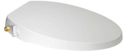 Maro D italia Maro D&apos;Italia bidetbril 50x37cm met softclose en quickrelease ovale vorm wit FB106