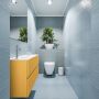 Mondiaz ADA Toiletmeubel 100x30x50cm met 1 kraangaten 2 lades ocher mat Wastafel Lex links Solid Surface Wit FK75341873 - Thumbnail 2