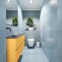 Mondiaz ADA Toiletmeubel 120x30x50cm met 0 kraangaten 2 lades ocher mat Wastafel Lex links Solid Surface Wit FK75341880 - Thumbnail 2