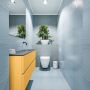 Mondiaz ADA Toiletmeubel 120x30x50cm met 0 kraangaten 2 lades ocher mat Wastafel Lex rechts Solid Surface Zwart FK75342230 - Thumbnail 2