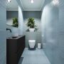 Mondiaz ADA Toiletmeubel 120x30x50cm met 0 kraangaten 2 lades urban mat Wastafel Lex links Solid Surface Zwart FK75342112 - Thumbnail 2