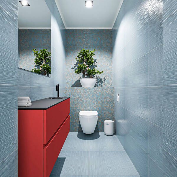 Mondiaz ADA Toiletmeubel 120x30x50cm met 1 kraangaten 2 lades fire mat Wastafel Lex rechts Solid Surface Wit FK75341910