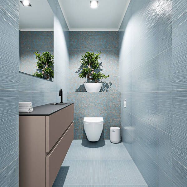 Mondiaz ADA Toiletmeubel 120x30x50cm met 1 kraangaten 2 lades smoke mat Wastafel Lex rechts Solid Surface Wit FK75341823