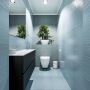 Mondiaz ADA Toiletmeubel 120x30x50cm met 1 kraangaten 2 lades urban mat Wastafel Lex rechts Solid Surface Zwart FK75342113 - Thumbnail 2