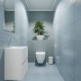Mondiaz ADA Toiletmeubel 40x30x50cm 0 kraangaten 2 lades talc mat wasbak rechts Solid surface Wit FK75341713 - Thumbnail 2