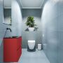 Mondiaz ADA Toiletmeubel 40x30x50cm met 0 kraangaten 2 lades fire mat Wastafel Lex links Solid Surface Wit FK75341885 - Thumbnail 2