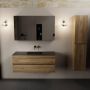 Mondiaz AIVY 120cm badmeubel Chai wastafel Urban solid surface midden zonder kraangat met spiegelkast (AI-351621URBAN-NO AI-M120CHMI AI-C120CHMI) - Thumbnail 2