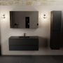 Mondiaz AIVY 120cm badmeubel Urban wastafel Urban solid surface midden 1 kraangat met spiegelkast (AI-351621URBAN-SI AI-M120URMI AI-C120URMI) - Thumbnail 2