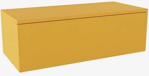 Mondiaz ALAN MODULE onderkast 90x45x30cm 1 lade Push to open MDF Ocher mat A45247Ocher