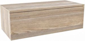 Mondiaz ALAN MODULE onderkast 90x45x30cm 1 lade Push to open Melamine Dark brown grey mat A45266Darkbrowngrey