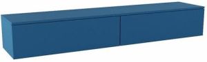 Mondiaz ALAN MODULE SMALL onderkast 190x41x30cm 2 lades Push to open MDF Jeans mat A45299Jeans