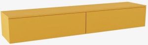 Mondiaz ALAN MODULE SMALL onderkast 190x41x30cm 2 lades Push to open MDF Ocher mat A45299Ocher