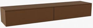 Mondiaz ALAN MODULE SMALL onderkast 190x41x30cm 2 lades Push to open MDF Rust mat A45299Rust