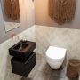 Mondiaz ANDOR Toiletmeubel 40x30x30cm met 0 kraangaten 1 lades urban mat Wastafel Lex links Solid Surface Wit FK75343132 - Thumbnail 2