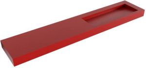 Mondiaz AVON Fire vrijhangende wastafel 230cm rechts rand 12cm XM21056Fire