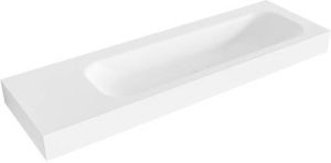 Mondiaz BIG LARGE Talc vrijhangende wastafel 150cm rechts rand 12cm XM49708Talc