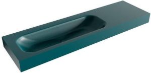 Mondiaz BIG MEDIUM Smag vrijhangende wastafel 160cm links rand 12cm XM49677Smag