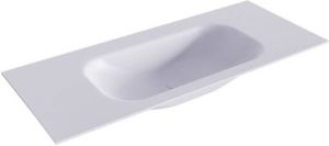 Mondiaz BIG small Cale solid surface inbouw wastafel 110cm midden XM63055Cale