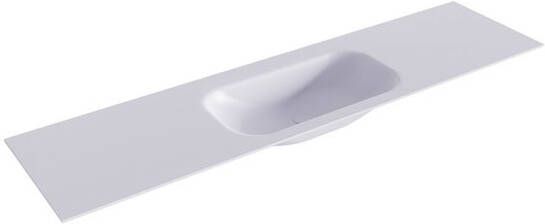 Mondiaz BIG small Cale solid surface inbouw wastafel 180cm midden XM63081Cale