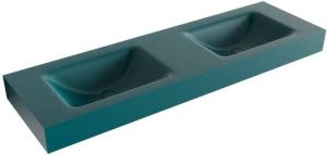 Mondiaz CLOUD Smag vrijhangende solid surface wastafel 150cm dubbel rand 12cm XM49321Smag