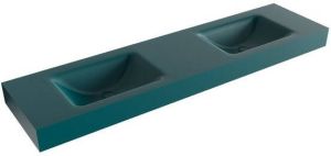 Mondiaz CLOUD Smag vrijhangende solid surface wastafel 180cm dubbel rand 12cm XM49572Smag