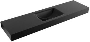 Mondiaz CLOUD Urban vrijhangende wastafel 170cm midden rand 12cm XM49567Urban