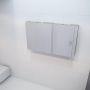 Mondiaz Spiegelkast Vico Cube | 120x70 cm | 2 Deuren | Zonder verlichting | Groen mat - Thumbnail 1