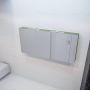 Mondiaz Spiegelkast Vico Cube | 150x70 cm | 3 Deuren | Zonder verlichting | Groen mat - Thumbnail 1