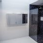 Mondiaz Spiegelkast Vico Cube | 150x70 cm | 3 Deuren | Zonder verlichting | Marmerlook - Thumbnail 1