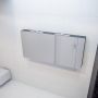 Mondiaz Spiegelkast Vico Cube | 150x70 cm | 3 Deuren | Zonder verlichting | Antraciet - Thumbnail 1