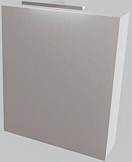 Mondiaz Spiegelkast Vico Cube | 60x70 cm | 1 Deur | Zonder verlichting | Wit mat