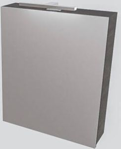 Mondiaz CUBB spiegelkast 60x70x16cm kleur dark brown met 1 deur PC75341345