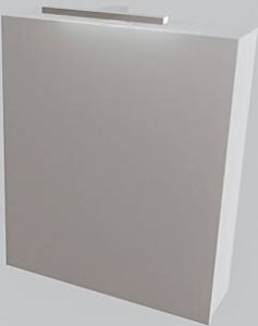 Mondiaz CUBB spiegelkast 60x70x16cm kleur talc met 1 deur PC75341343