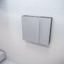 Mondiaz Spiegelkast Vico Cube | 80x70 cm | 1 Deur | Zonder verlichting | Eiken - Thumbnail 1