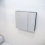 Mondiaz Spiegelkast Vico Cube | 80x70 cm | 1 Deur | Zonder verlichting | Antraciet - Thumbnail 1