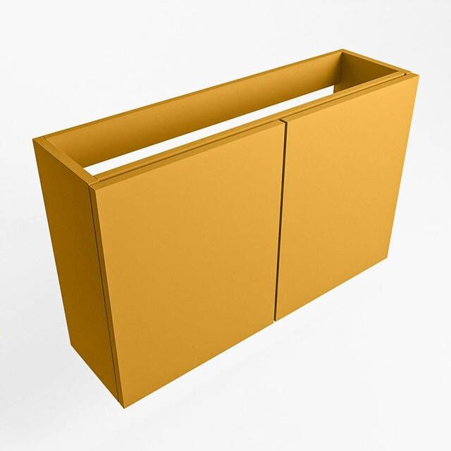 Mondiaz FOWY fonteinonderkast 70x22x50cm 2 deuren push to open softclose Ocher FOWYTO70Och2D