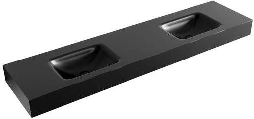 Mondiaz GRUNNE Urban vrijhangende wastafel 170cm dubbel rand 12cm XM49584Urban