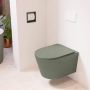 Mondiaz LAVIE wandclosetpack 36x53cm diepspoel rimless Army (groen) softclose quick-release toiletzitting Army (groen) LAVIEsetArmArm - Thumbnail 2