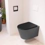 Mondiaz LAVIE wandclosetpack 36x53cm diepspoel rimless Dark grey (grijs) softclose quick-release toiletzitting Urban (zwart) LAVIEsetDgrUrb - Thumbnail 2