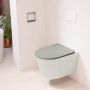 Mondiaz LAVIE wandclosetpack 36x53cm diepspoel rimless Linen (offwhite) softclose quick-release toiletzitting Smoke (grijs) LAVIEsetLinSmo - Thumbnail 2