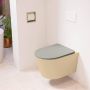 Mondiaz LAVIE wandclosetpack 36x53cm diepspoel rimless Sand (beige) softclose quick-release toiletzitting Smoke (grijs) LAVIEsetSanSmo - Thumbnail 2