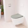 Mondiaz LAVIE wandclosetpack 36x53cm diepspoel rimless Talc (offwhite) softclose quick-release toiletzitting Smoke (grijs) LAVIEsetTalSmo - Thumbnail 2